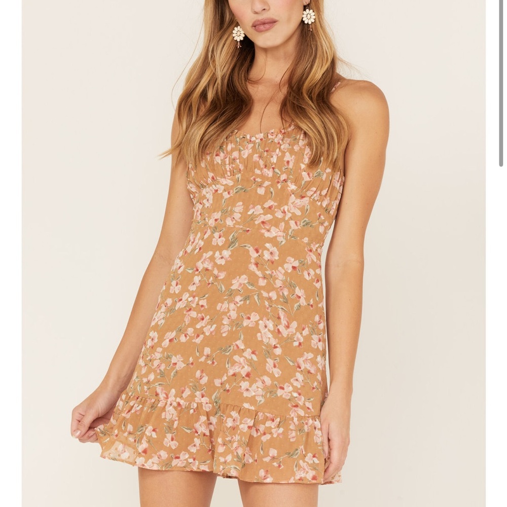 SADIE & SAGE WOMEN'S LOVE NEST FLORAL PRINT MINI DRESS